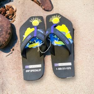 MASTECH  ERP SPECIALIST Flip flop sandals ( one of a kind)